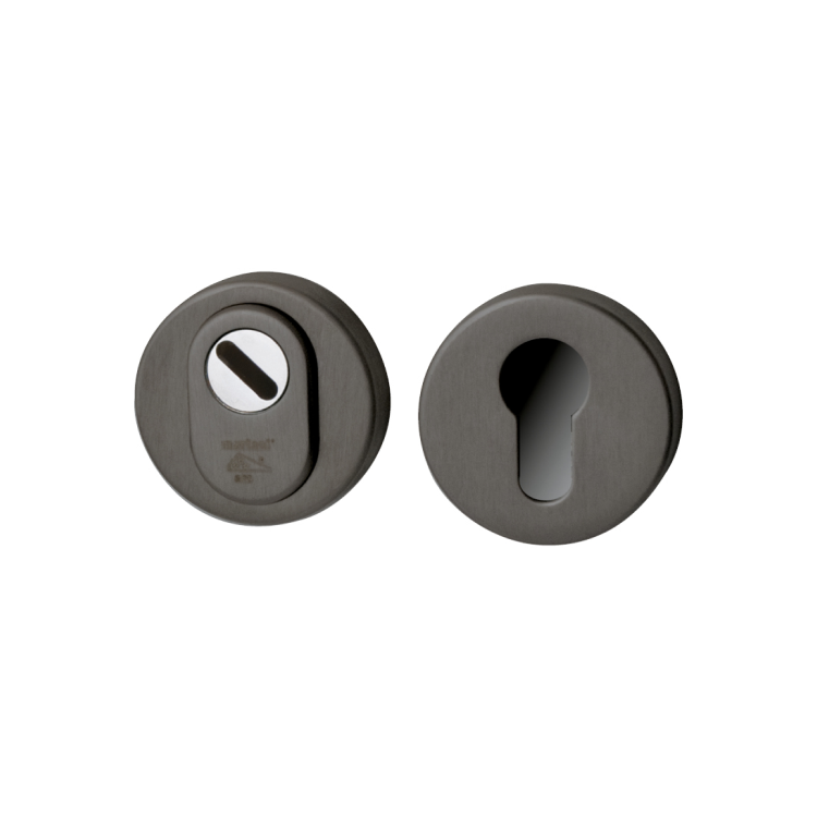 Cilinderrozet Nika pvd gunmetal